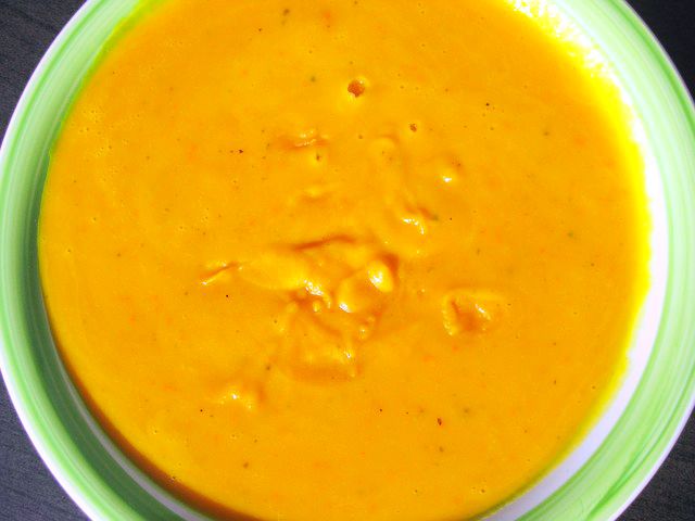 Soupe de citrouille express