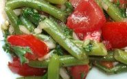Salade de haricots verts et tomates